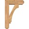 Ekena Millwork Imperial Craftsman Smooth Bracket w/ Offset Brace, Western Red Cedar, 5 1/2"W x 16"D x 24"H BKT0604X16X24IMP04SWR - alternate 4